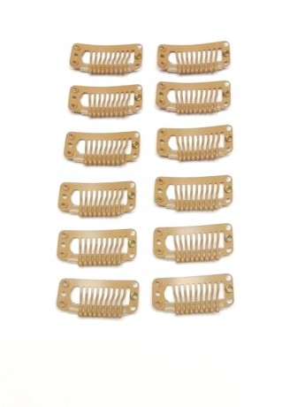 Set of 12 Wig Clips Medium